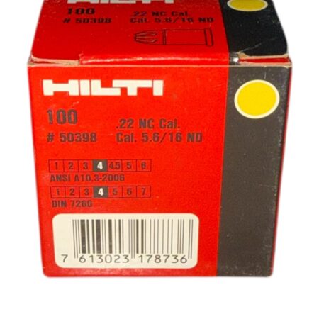 Патроны монтажные HILTI (желтые)